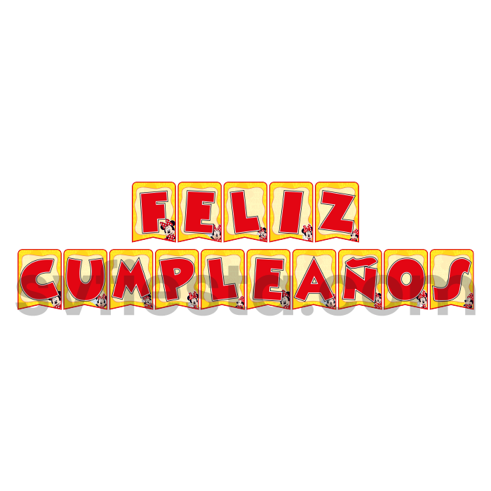 Baner Minie roja