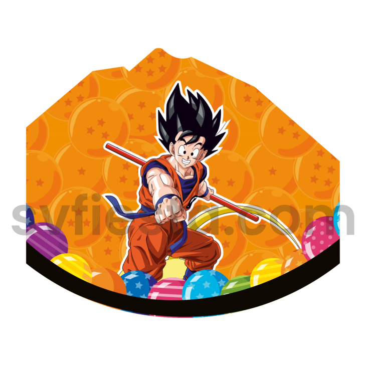 Gorro cumpleañero Goku Doc.