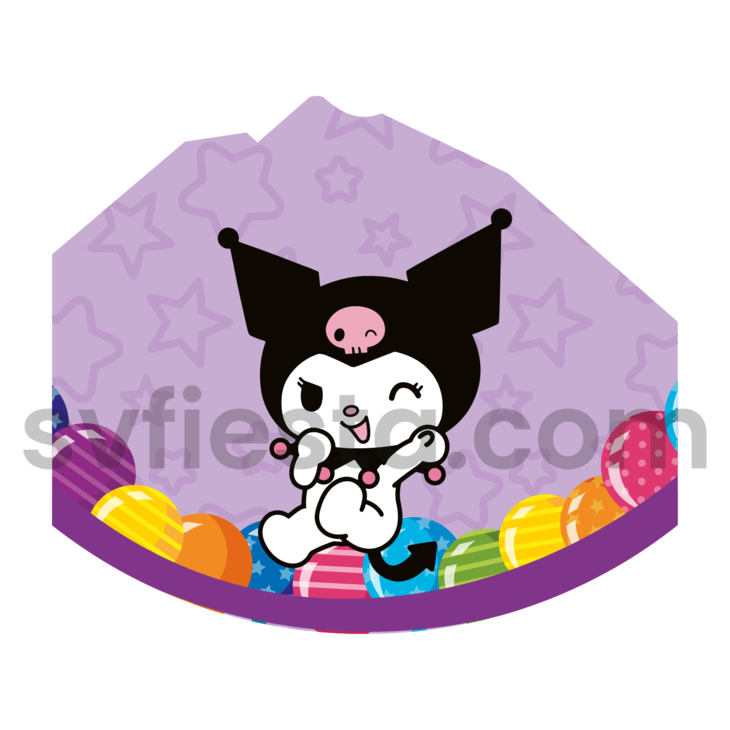 Gorro cumpleañero Kuromi Doc.