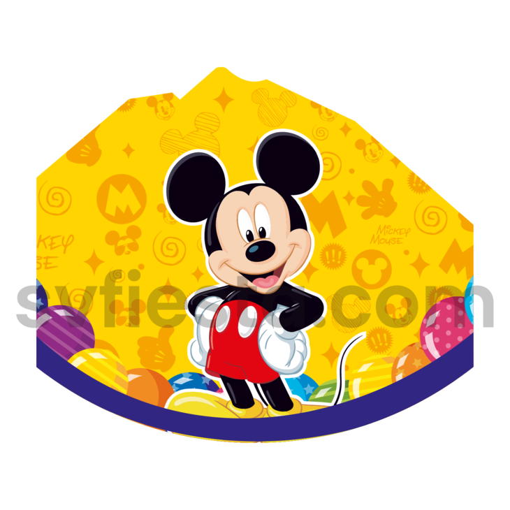 Gorro cumpleañero Mickey Doc.