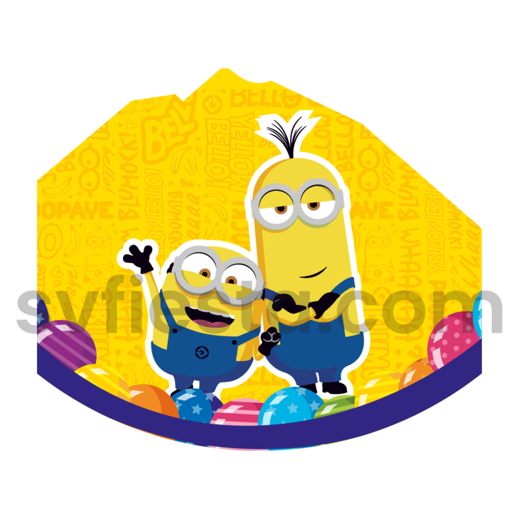 Gorro cumpleañero Minions Doc.