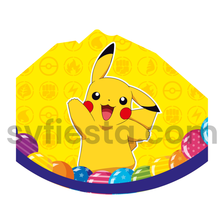 Gorro cumpleañero Pokemon Doc.