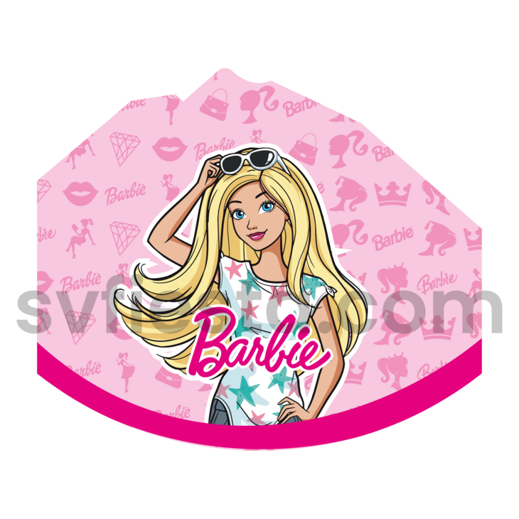 Gorro cumpleañero Barbie Doc.