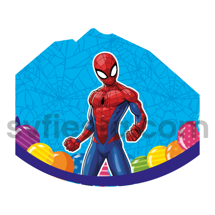 Gorro cumpleañero Spiderman Doc.