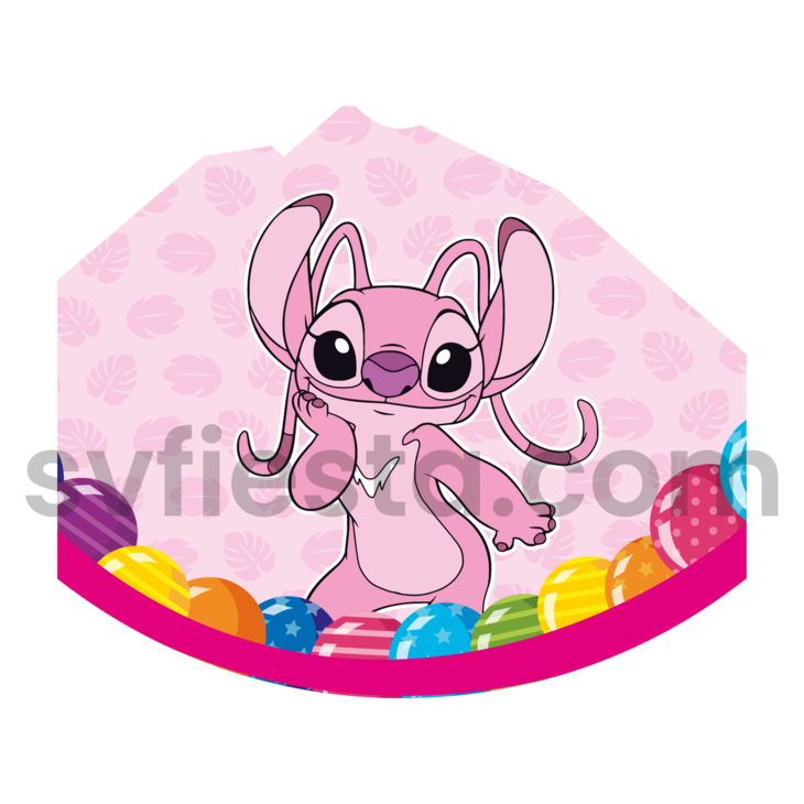 Gorro cumpleañero Stich niña Doc.