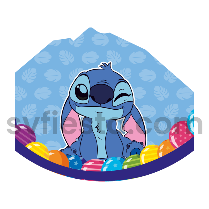 Gorro cumpleañero Stich Doc.