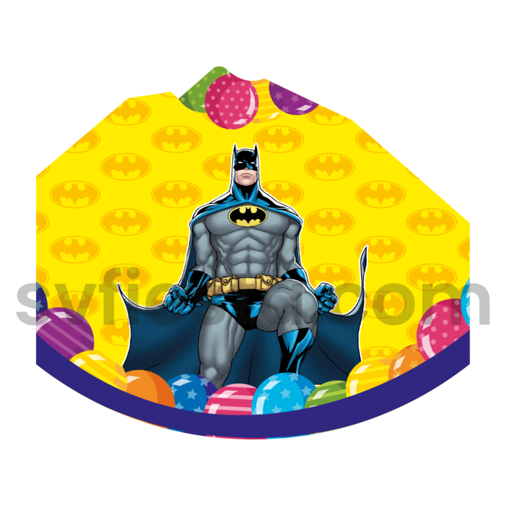 Gorro cumpleañero Batman Doc.