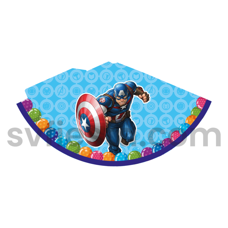 Gorro invitados Capitan America