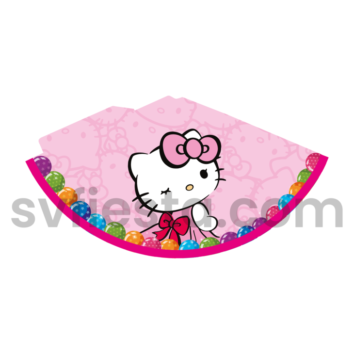 Gorro invitados Hello Kitty
