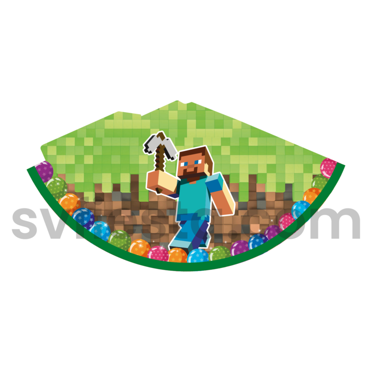 Gorro invitados Minecraft