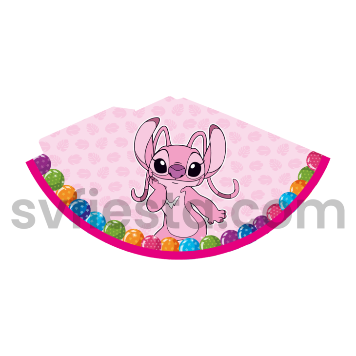 Gorro invitados Stich niña