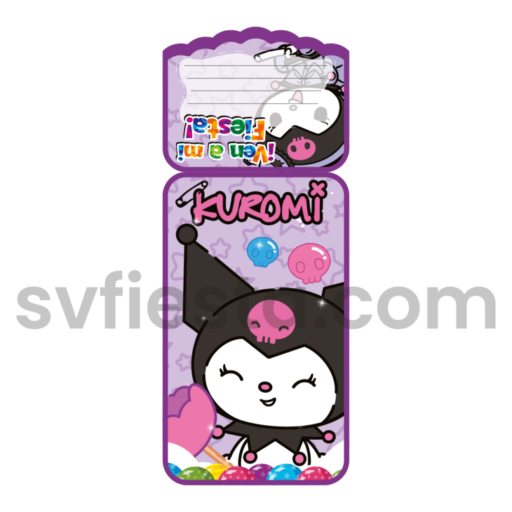 Tarjeta cumpleaños Kuromi