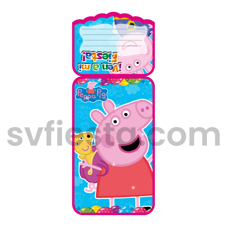 Tarjeta cumpleaños Pepa Pig