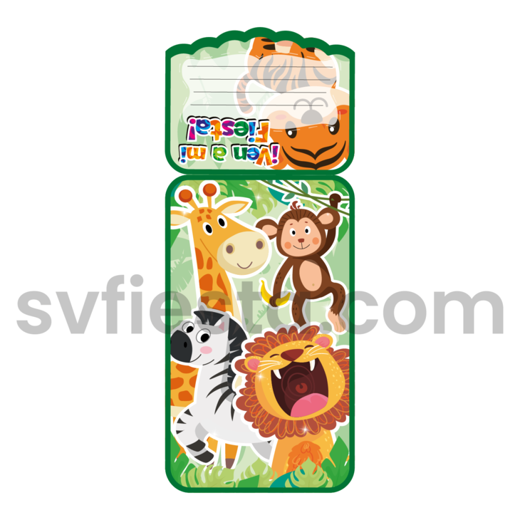 Tarjeta cumpleaños Selva