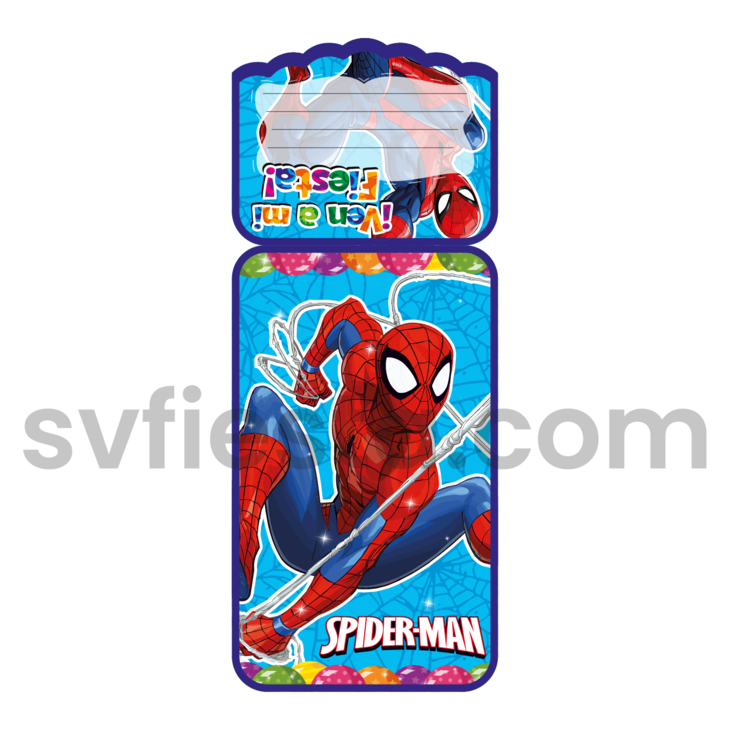 Tarjeta cumpleaños Spiderman