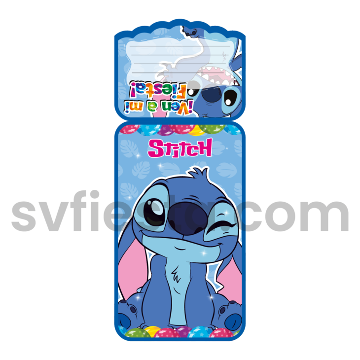 Tarjeta cumpleaños Stich