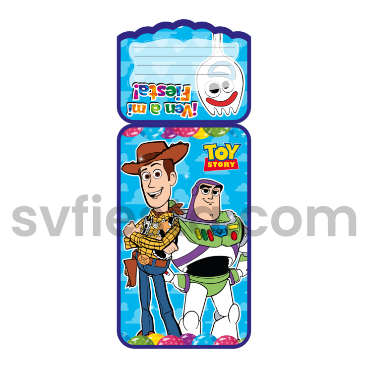 Tarjeta cumpleaños Toy Story