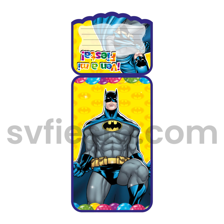 Tarjeta cumpleaños Batman